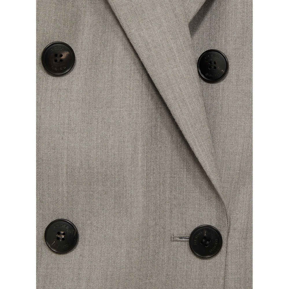 NWT REISS Darla Wool Oversized Double-Breasted Blazer / Sizes 10 / MSRP $500 - Picture 6 of 6